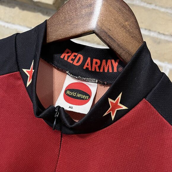 Vintage Red Army Vodka Cycling Jersey Size XL - Picture 3 of 7